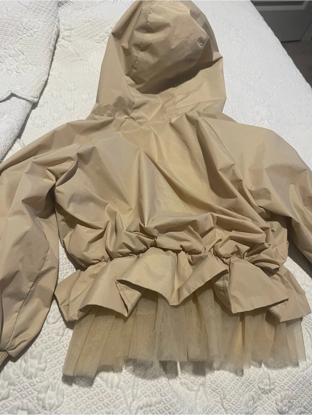 😐Accidental Purchase😐 Kids Raincoat with Tulle Ruffle